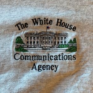 Vintage government agency t shirt White House communications agency 90s